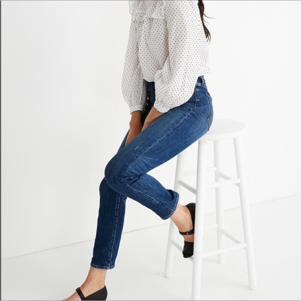 Madewell The High Rise Slim Crop Boy Jean